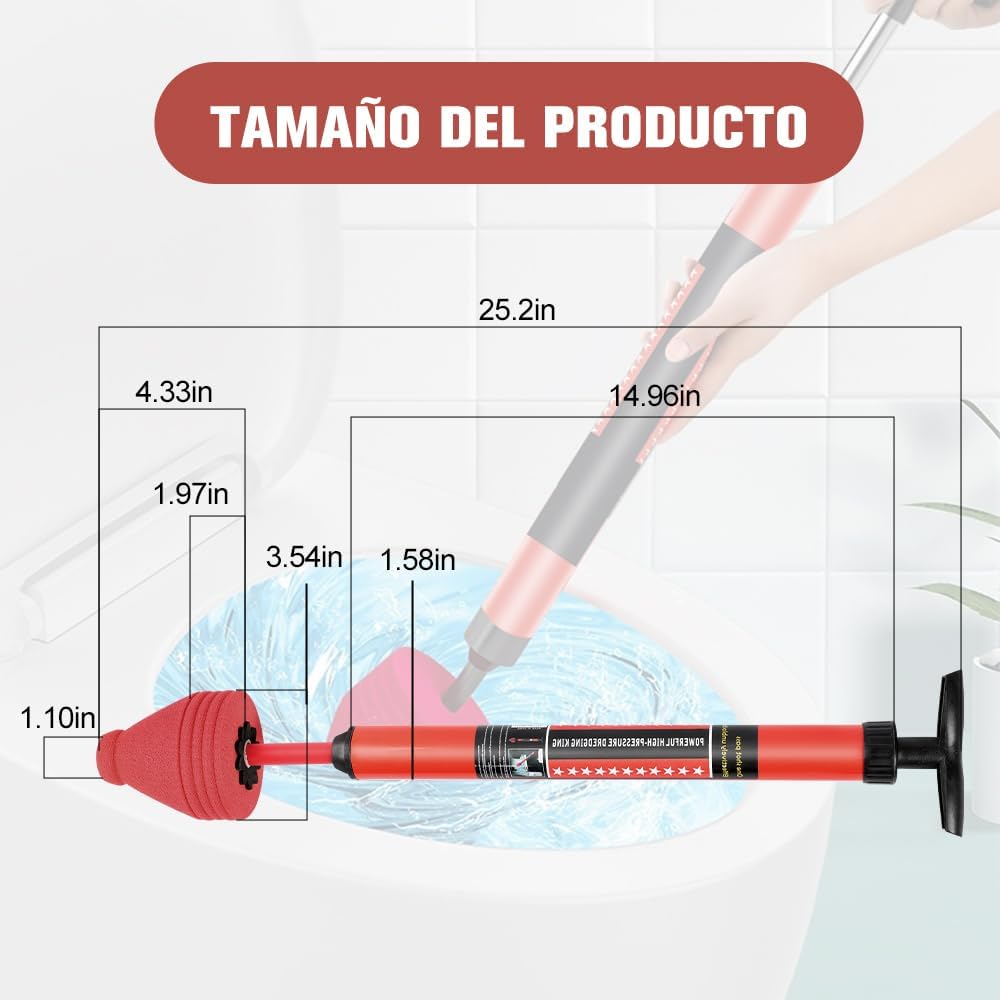 Destapador de Inodoros Alta Presión